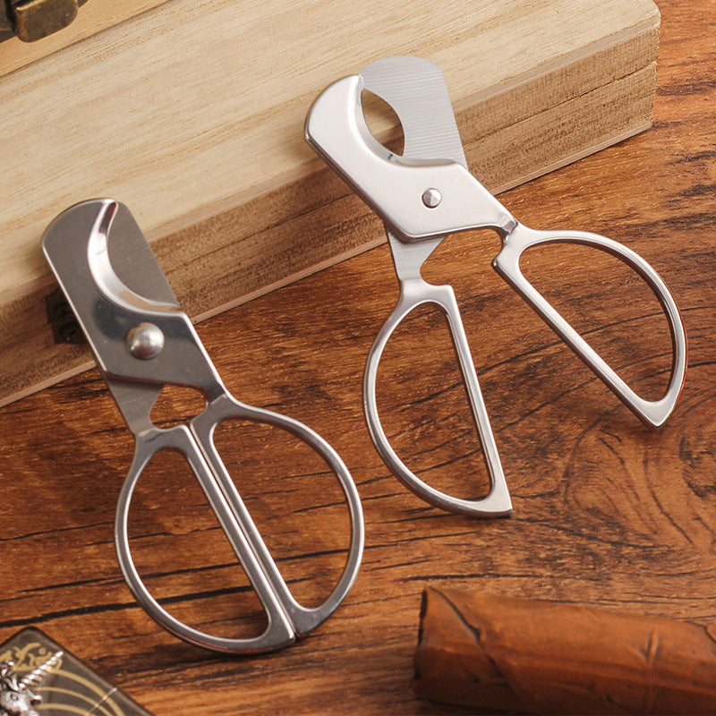 Men's Metal Stainless Steel Portable Cigar Scissors