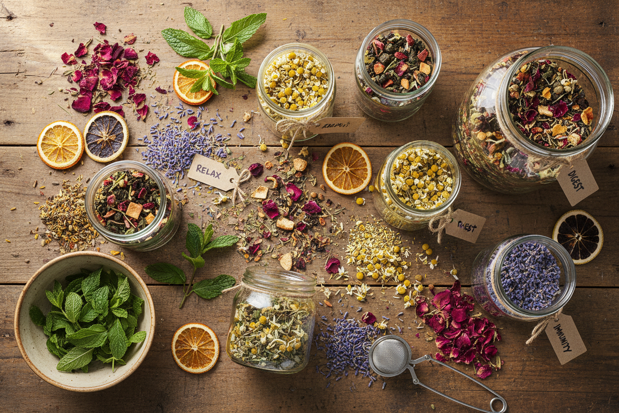 Herbal Teas & Blends | Threshing Floor Farmstead