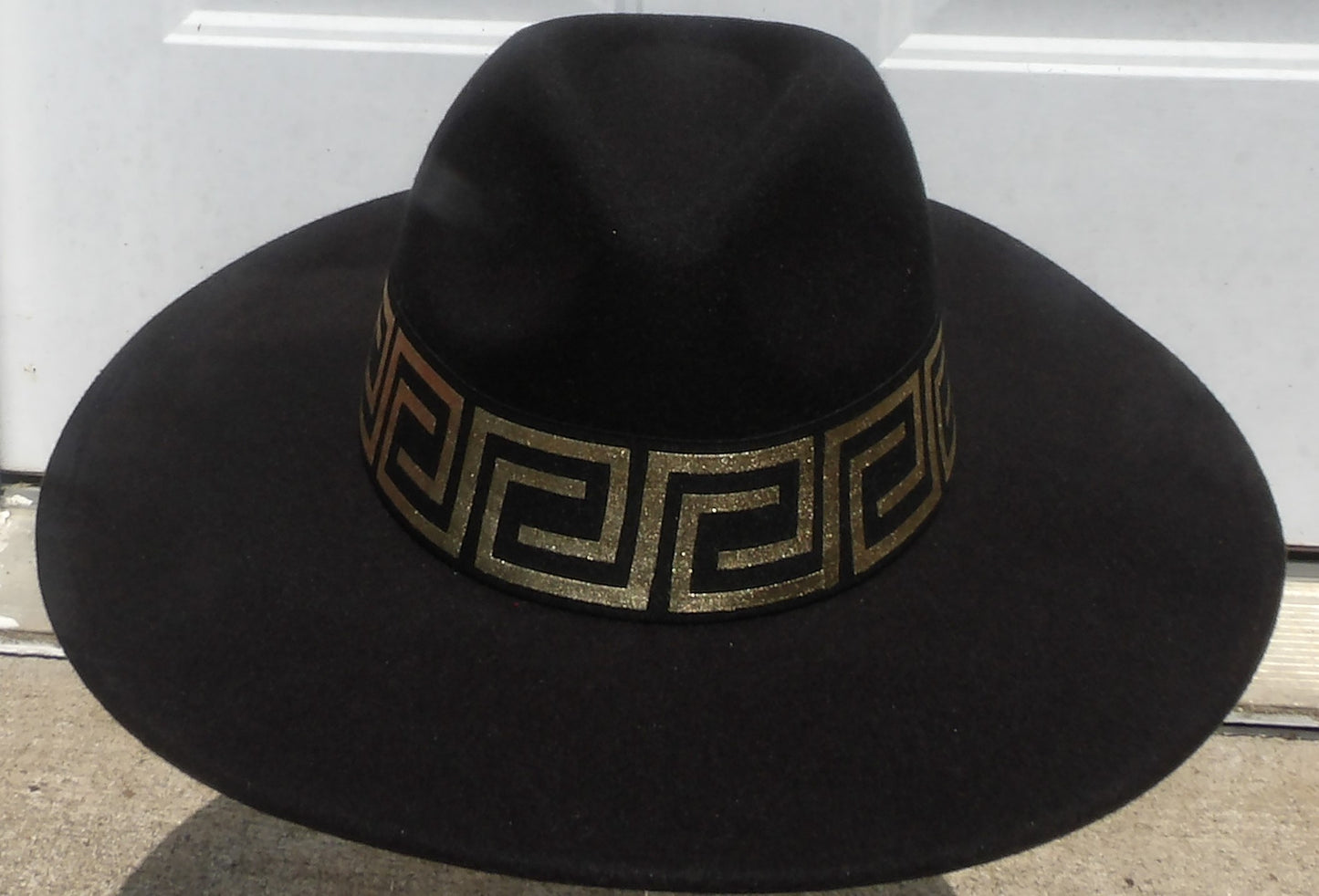 Black and Gold Fedora