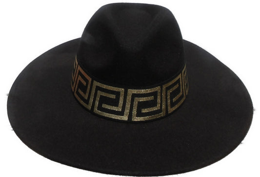 Black and Gold Fedora