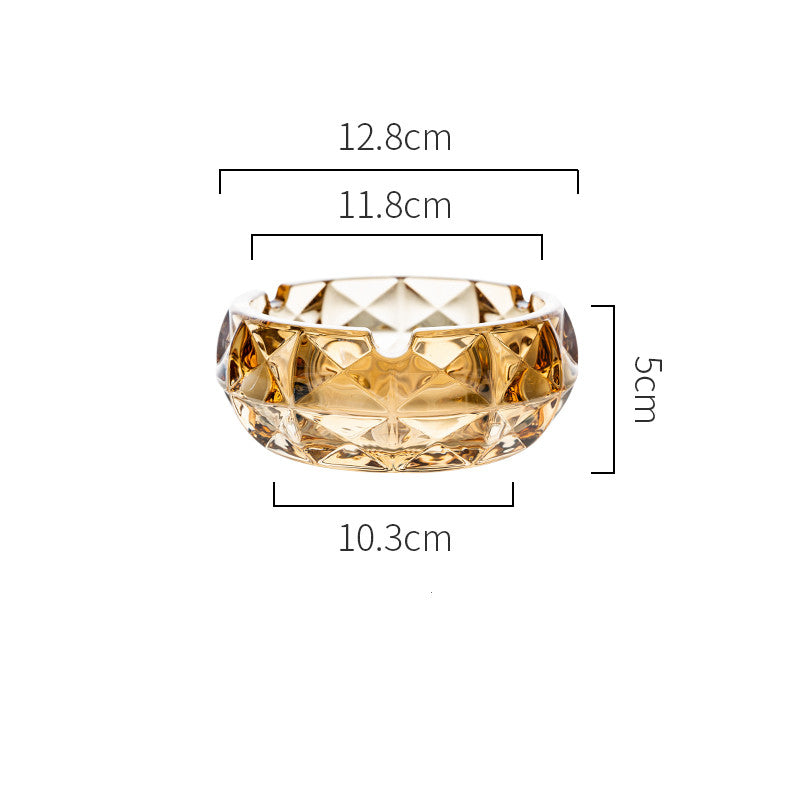 Creative Ashtray Personality Large Glass Office Cigar Ashtray