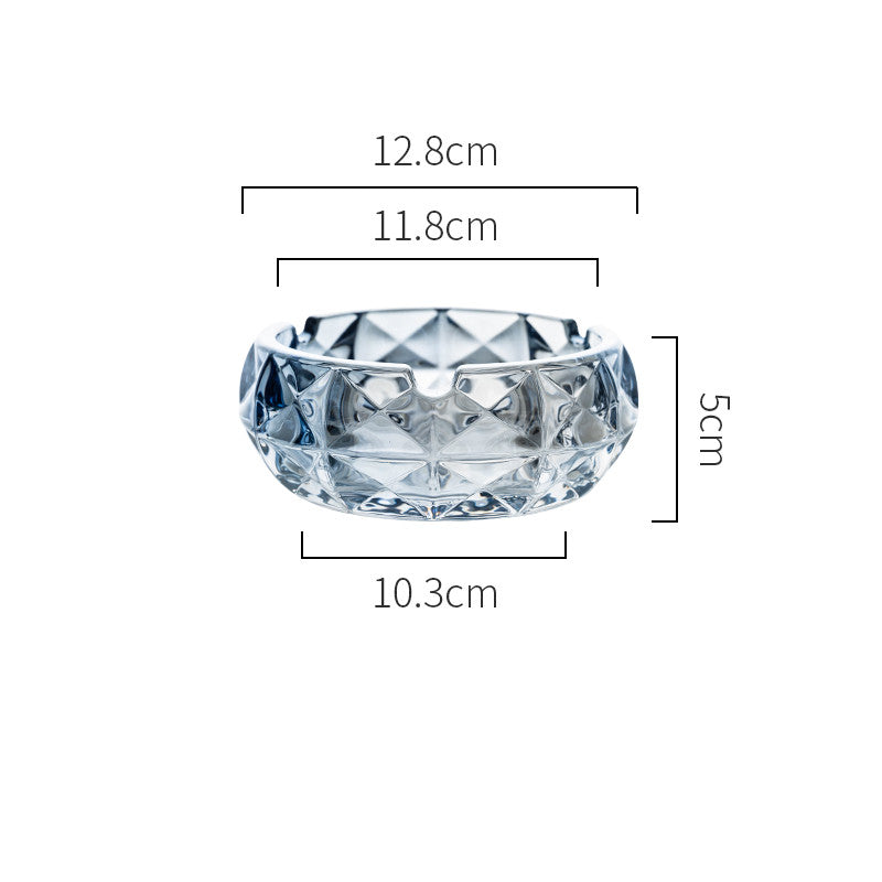 Creative Ashtray Personality Large Glass Office Cigar Ashtray