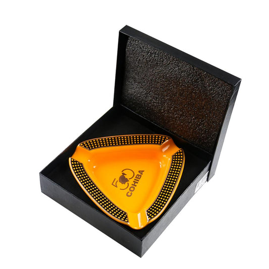 Ashtray ceramic CIGAR ASHTRAY triangle bone china ashtray