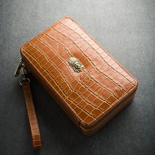 Set Of Four Cedar Travel Portable Cigar Lighters