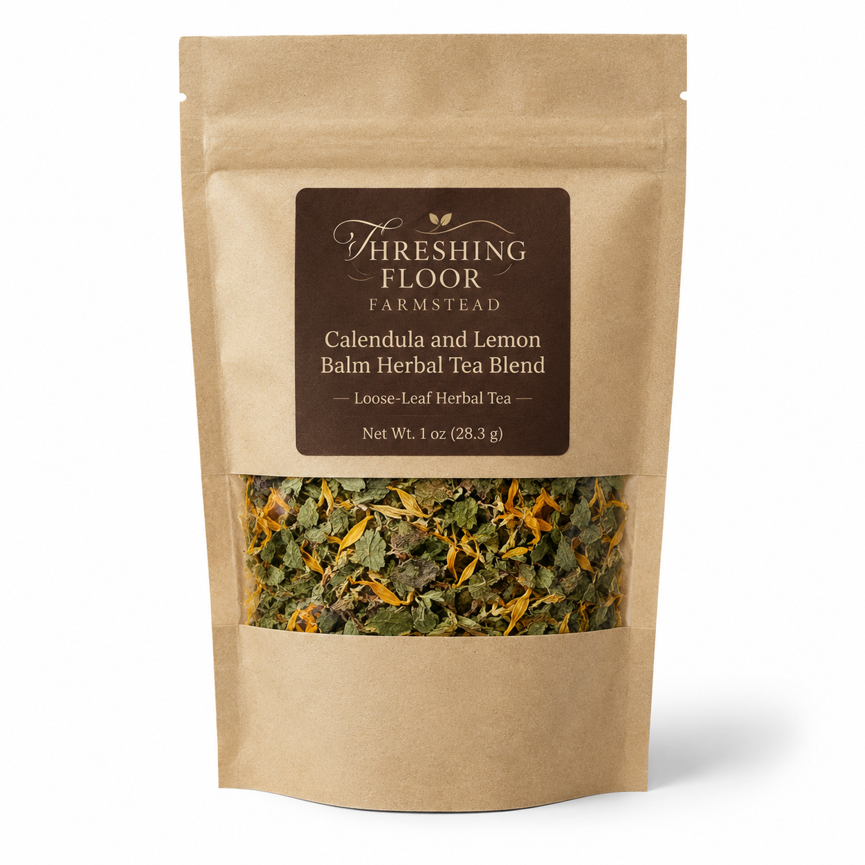 Calendula & Lemon Balm Tea | Threshing Floor Farmstead