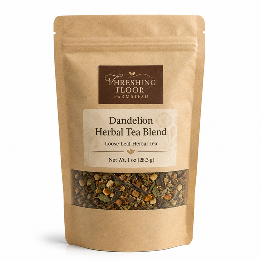 Dandelion Herbal Tea Blend | Threshing Floor Farmstead