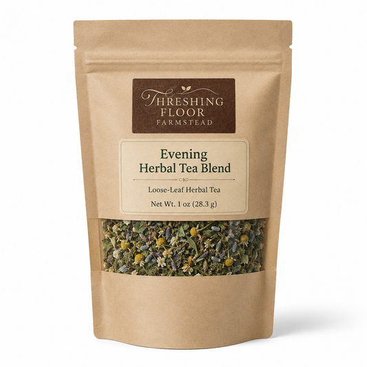 Evening Herbal Tea Blend | Threshing Floor Farmstead