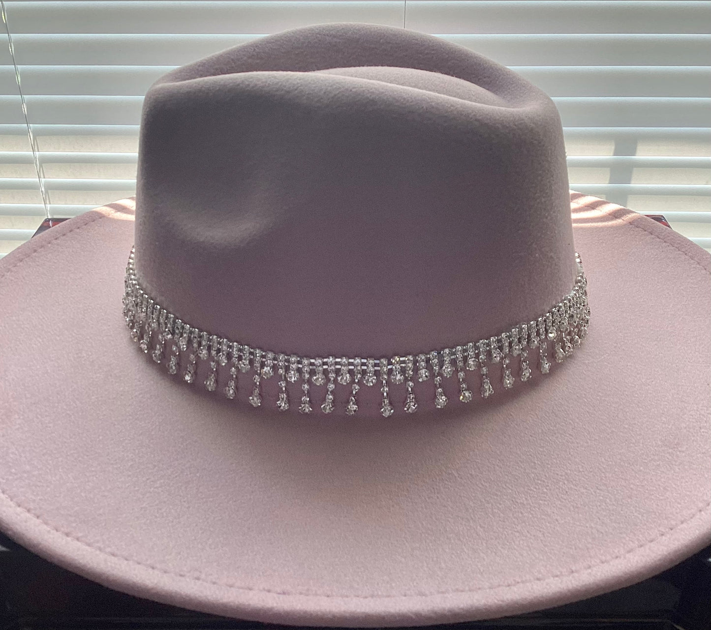 Ice Drip Rhinestone Fedora | Threshing Floor Farmstead