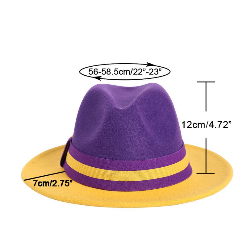Two-Tone Purple Fedora