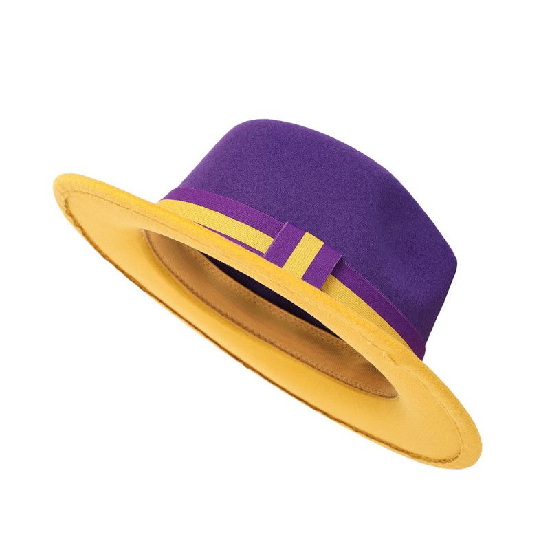 Two-Tone Purple Fedora