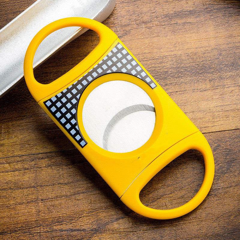 Cigar Cutter Set V-Cut Sharp Stainless Steel Scissors