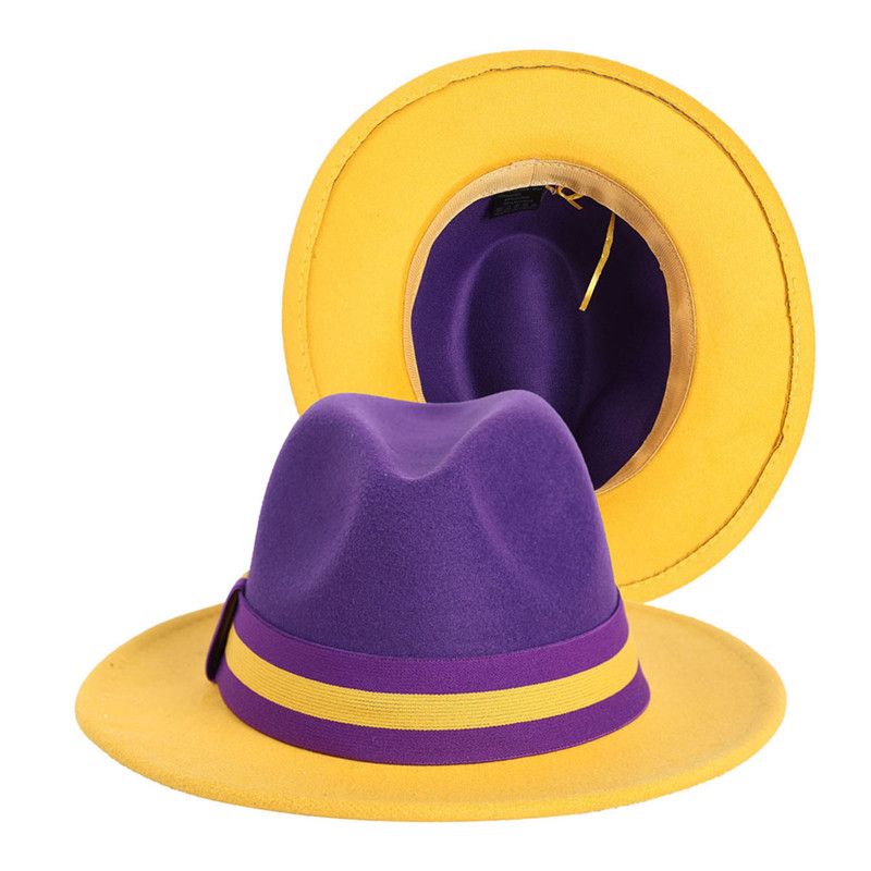 Two-Tone Purple Fedora