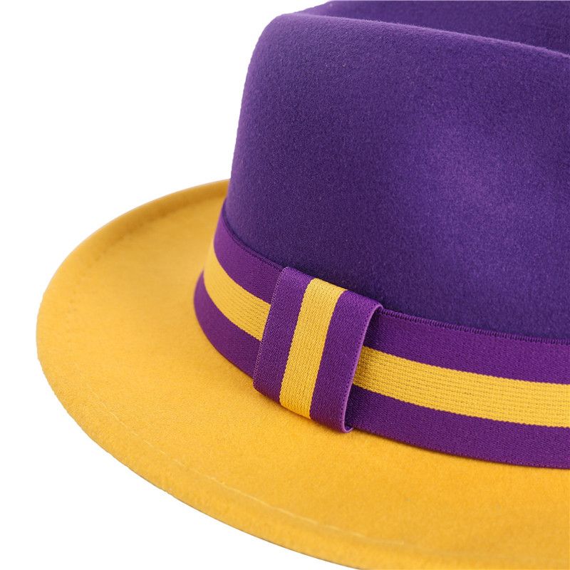 Two-Tone Purple Fedora